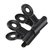 80 Pieces 22mm Metal   Clips Letter Grip Clips Office Supply -Black