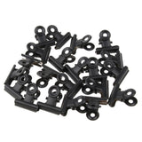 80 Pieces 22mm Metal   Clips Letter Grip Clips Office Supply -Black