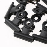80 Pieces 22mm Metal   Clips Letter Grip Clips Office Supply -Black