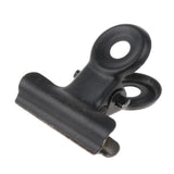 80 Pieces 22mm Metal   Clips Letter Grip Clips Office Supply -Black