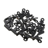Maxbell 20 Pieces 31mm Metal   Clips Letter Grip Clips Office Supply -Black