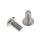 Maxbell 20Pcs GR1 Titanium Alloy Hexagon Button Head Cap Bolts Screws M3x6mm&M3x8mm