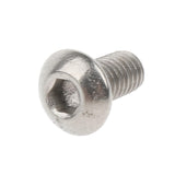 Maxbell 20Pcs GR1 Titanium Alloy Hexagon Button Head Cap Bolts Screws M3x6mm&M3x8mm