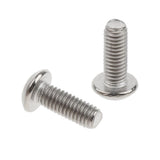 Maxbell 20Pcs GR1 Titanium Alloy Hexagon Button Head Cap Bolts Screws M3x6mm&M3x8mm
