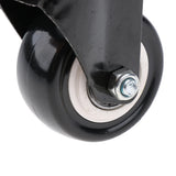 Maxbell 2-inch Heavy Duty Plate Swivel Caster Wheel M8 Thread Stem for Rack Shelf