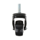 Maxbell 2-inch Heavy Duty Plate Swivel Caster Wheel M8 Thread Stem for Rack Shelf