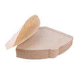 Maxbell Pack of 100 Pcs #4 Coffee Filter Paper No. 4 For 2-4 Cup Coffee Makers