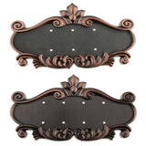 Maxbell 6x ABS Plastic Vintage Detachable Address House Number Sign Plaque Doorplate