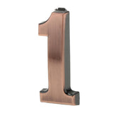 Maxbell 6x ABS Plastic House Door Number Sign Plaque DIY Digit Number 0 to 9 Number