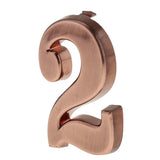 Maxbell 6x ABS Plastic House Door Number Sign Plaque DIY Digit Number 0 to 9 Number
