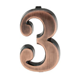 Maxbell 6x ABS Plastic House Door Number Sign Plaque DIY Digit Number 0 to 9 Number