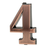 Maxbell 6x ABS Plastic House Door Number Sign Plaque DIY Digit Number 0 to 9 Number