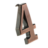 Maxbell 6x ABS Plastic House Door Number Sign Plaque DIY Digit Number 0 to 9 Number