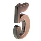 Maxbell 6x ABS Plastic House Door Number Sign Plaque DIY Digit Number 0 to 9 Number