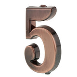 Maxbell 6x ABS Plastic House Door Number Sign Plaque DIY Digit Number 0 to 9 Number