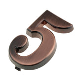Maxbell 6x ABS Plastic House Door Number Sign Plaque DIY Digit Number 0 to 9 Number