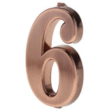 Maxbell 6x ABS Plastic House Door Number Sign Plaque DIY Digit Number 0 to 9 Number