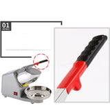 Maxbell Electric Ice Crusher Shaver Machine Snow Cone Maker Red