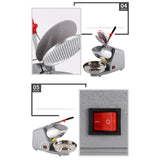 Maxbell Electric Ice Crusher Shaver Machine Snow Cone Maker Red
