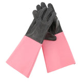 Maxbell Leather Safety Work Gloves Welding Welder Protective Gloves Length 39cm