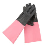 Maxbell Leather Safety Work Gloves Welding Welder Protective Gloves Length 39cm