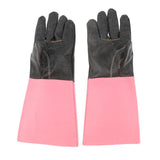 Maxbell Leather Safety Work Gloves Welding Welder Protective Gloves Length 39cm