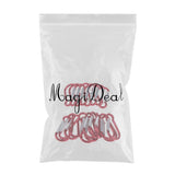 Maxbell 2xOutdoor Aluminum D-Ring Carabiner Camping Keychain Clip Snap Hook Red