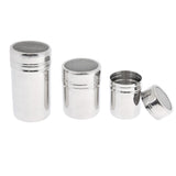 Maxbell 2xStainless Steel Chocolate Shaker Sugar Powder Cocoa Flour Coffee Sifter S
