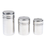 Maxbell 3xStainless Steel Chocolate Shaker Sugar Powder Cocoa Flour Coffee Sifter S