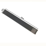 Maxbell Black Rubber Beer Bar Runner Spill Mat for Home Pub Cafe Party 60x8x1cm