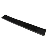 Maxbell Black Rubber Beer Bar Runner Spill Mat for Home Pub Cafe Party 60x8x1cm