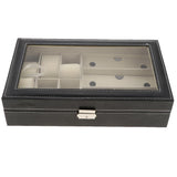Maxbell Watch Sunglasses Display Storage Box Case, Glasses Watch Holder Organizer