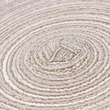 Maxbell 2x18cm Hand Knitting Ramie Table Round Placemat Thermal Insulation Mat Coffee