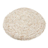 Maxbell Round Corn Peel Straw Weave Placemat Tablemat Dinner Mat Pad Kitchen 50cm