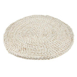 Maxbell Round Corn Peel Straw Weave Placemat Tablemat Dinner Mat Pad Kitchen 50cm