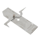 Maxbell Stainless Steel V-Wac Gage Welding Gauge Weld Seam Inspection Test Ruler