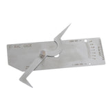 Maxbell Stainless Steel V-Wac Gage Welding Gauge Weld Seam Inspection Test Ruler