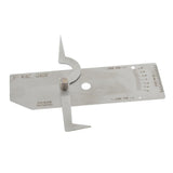 Maxbell Stainless Steel V-Wac Gage Welding Gauge Weld Seam Inspection Test Ruler