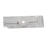 Maxbell Stainless Steel V-Wac Gage Welding Gauge Weld Seam Inspection Test Ruler