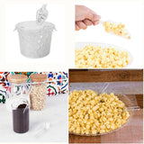 Maxbell Multi-purpose Clear Acrylic Kitchen Scoop Buffet Ice Cream Candy Shovel 26cm