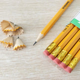 Maxbell 3x10 Pcs HB No.2 Woodcase Pencils Office School Break Resistant Yellow Barrel