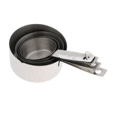 Maxbell 4 Pieces Kitchen Stainless Steel Measuring Cups (ml and cup)