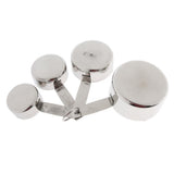 Maxbell 4 Pieces Kitchen Stainless Steel Measuring Cups (ml and cup)