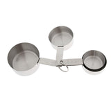 Maxbell 4 Pieces Kitchen Stainless Steel Measuring Cups (ml and cup)