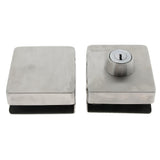 Maxbell Stainless Steel Glass Double Door Sliding Door Lock No Punching Needed