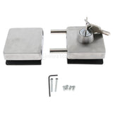 Maxbell Stainless Steel Glass Double Door Sliding Door Lock No Punching Needed