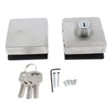 Maxbell Stainless Steel Glass Double Door Sliding Door Lock No Punching Needed
