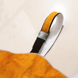 Cowhide Leather Welding Overalls Hat for Men Heat-resistant Flame-resistnat