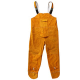 Maxbell Cowhide Leather Welding Overalls for Men Heat-resistant Flame-resistnat L