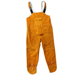 Cowhide Leather Welding Overalls Hat for Men Heat-resistant Flame-resistnat